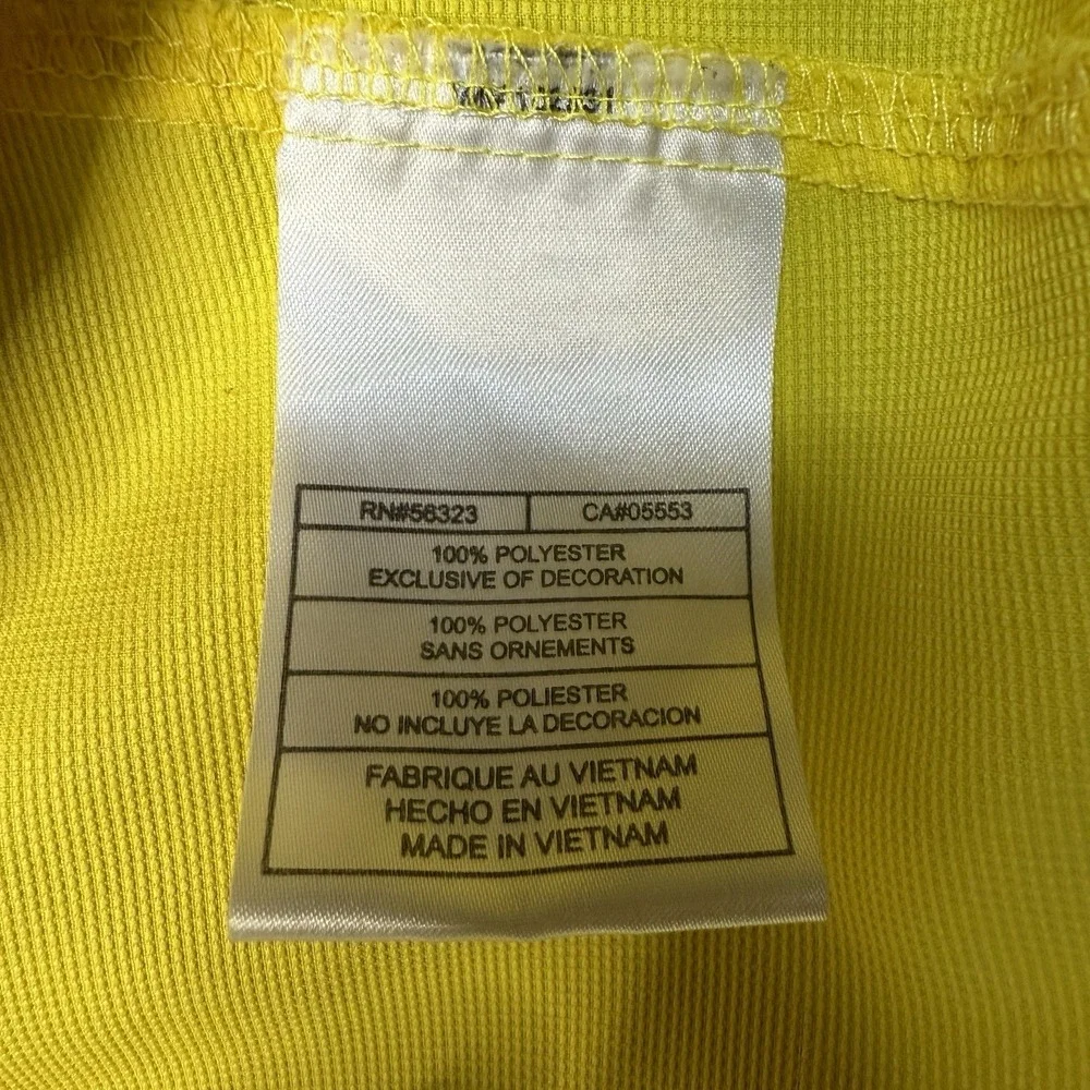 Vintage Nike Jacket Men's XL Yellow 1/4 Zip Pullover Windbreaker‎ Golf